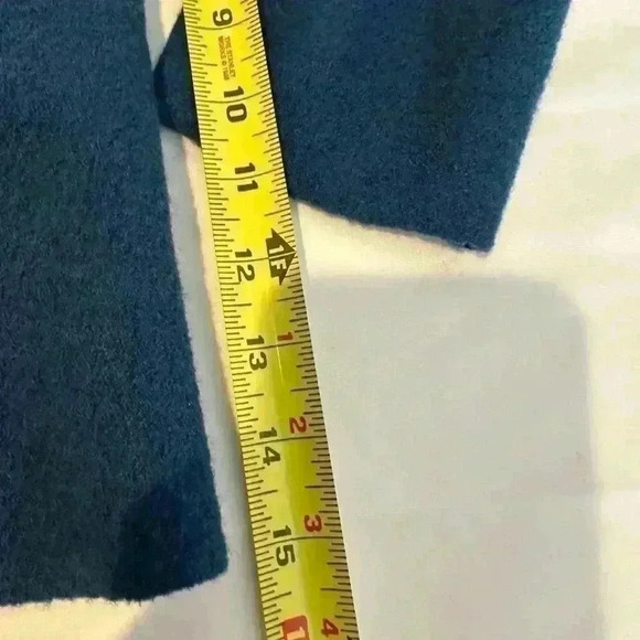 Alfani Teal Blue Career Jacket w/Front Zipper with Flair bottom  (Teal) Size XXL - Picture 9 of 9